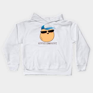 Potatoes Gonna Potate Lover Kids Hoodie